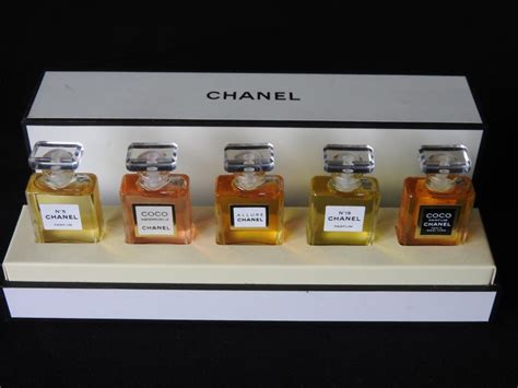 chanel parfum mini|chanel miniature perfume set price.